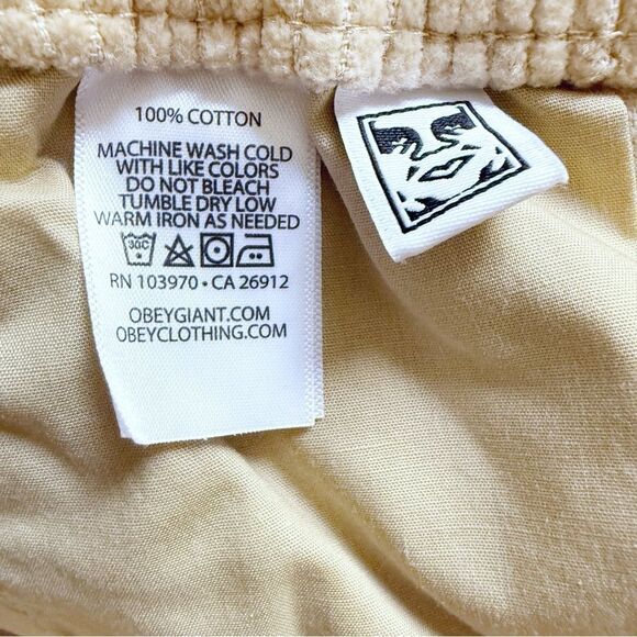 Obey easy cord drawstring corduroy pants - Picture 2 of 5